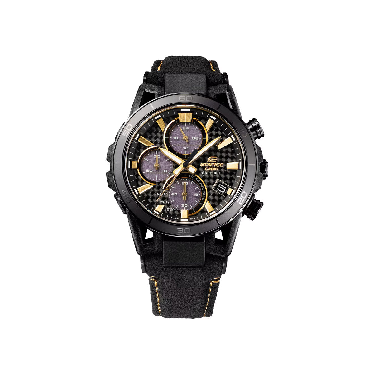 Reloj edifice negro