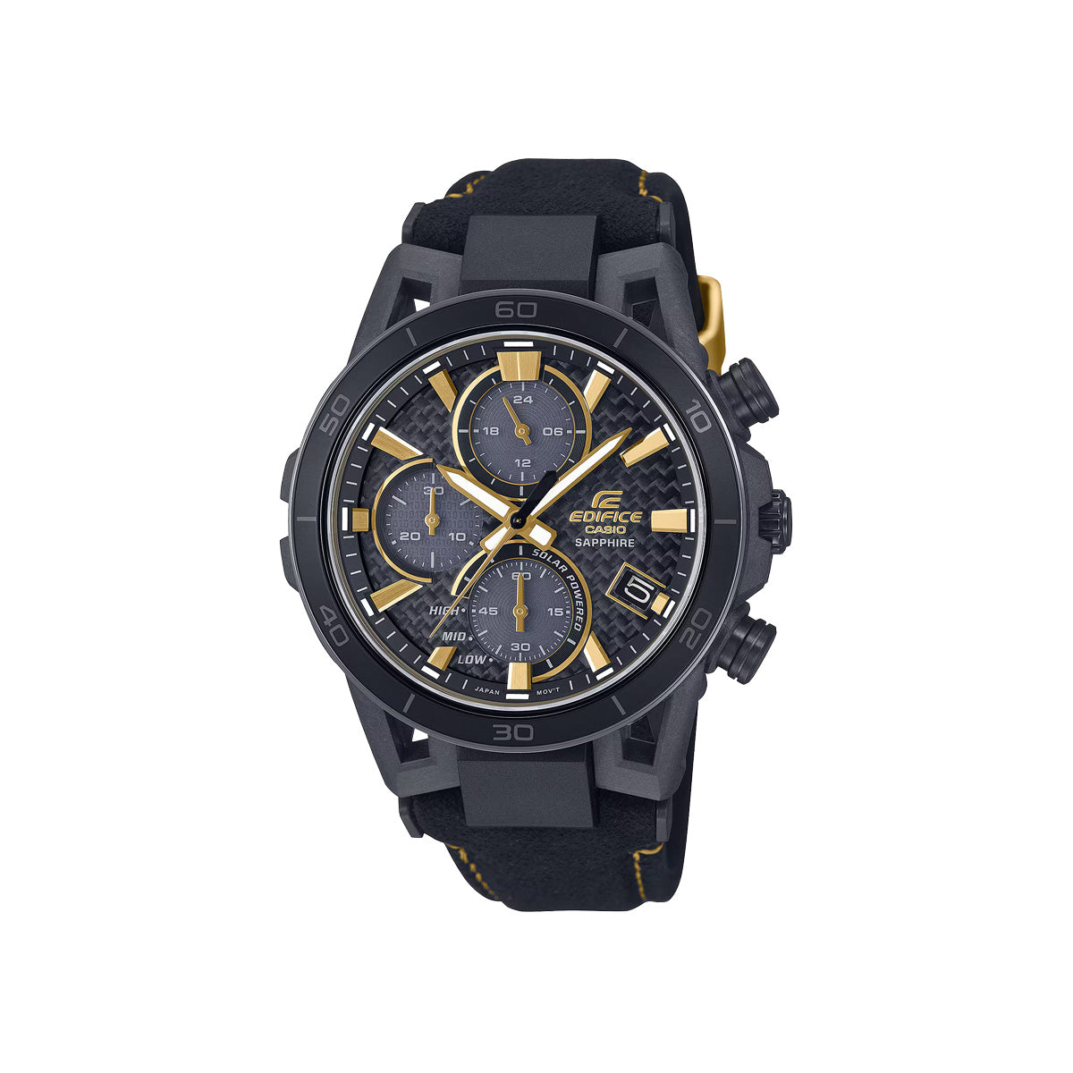 Reloj edifice negro