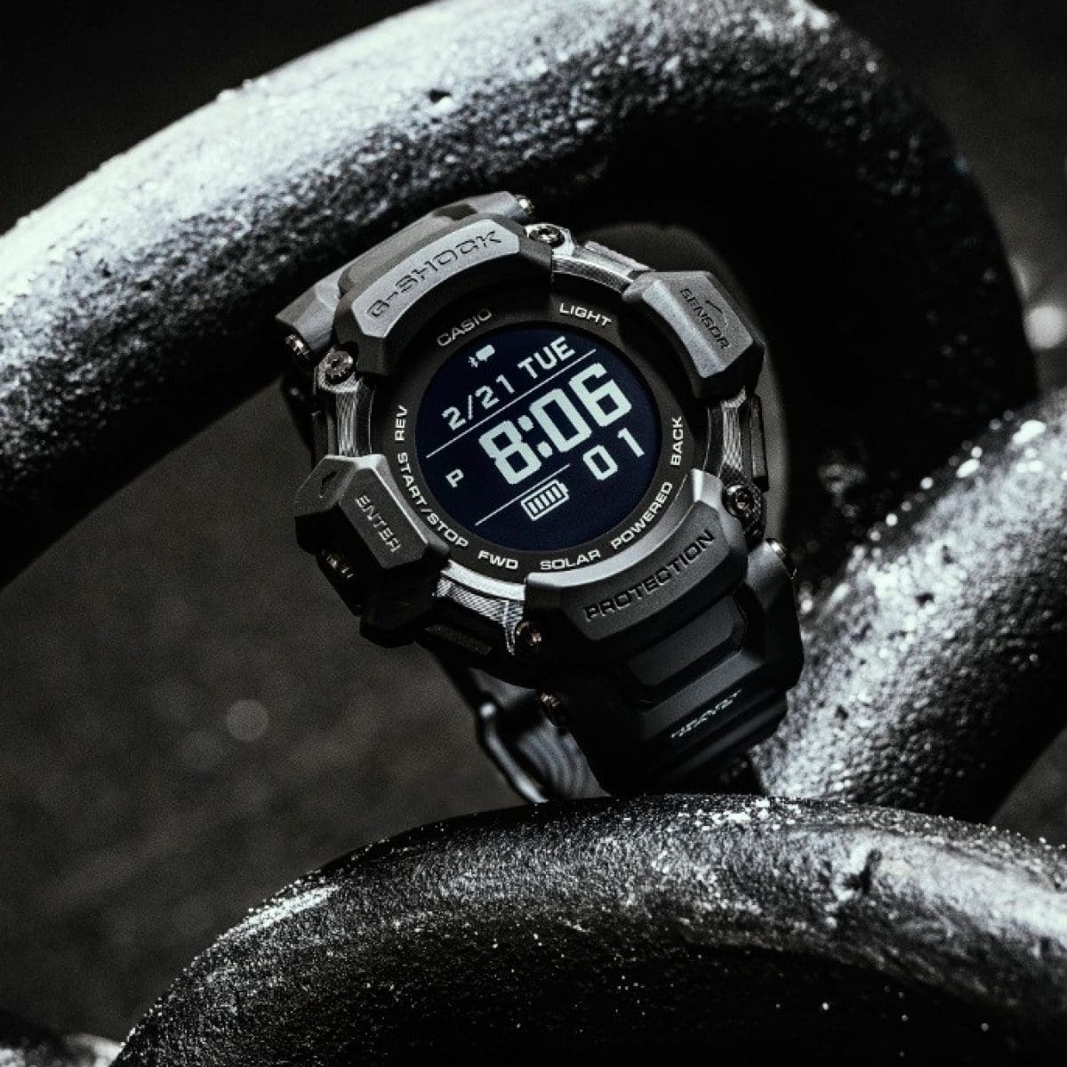 G-Shock Reloj Casio GBD-200UU-1ER Hombre resina, Negro -, Moderno