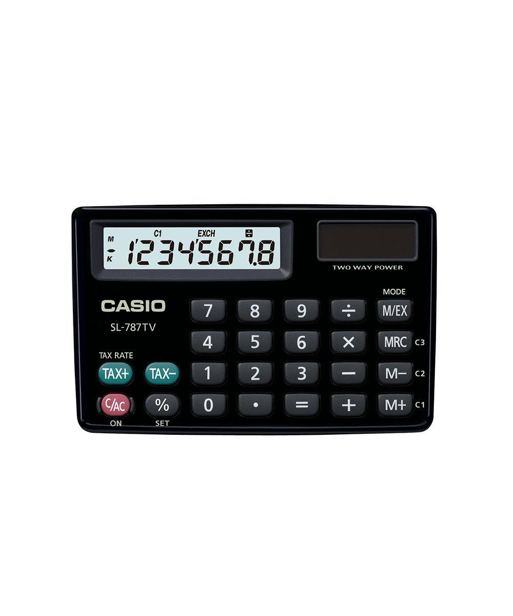 CALCULADORA CASIO - VIAJE SL-787TV-BK - CALCULADORA CASIO - VIAJE SL-787TV-BK - Tagg Colombia